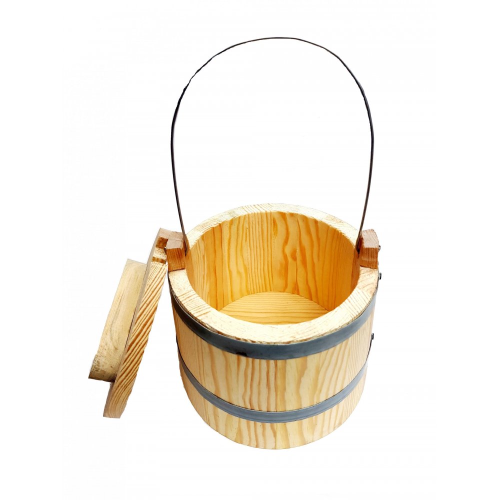 WOODEN CHURN 18cm