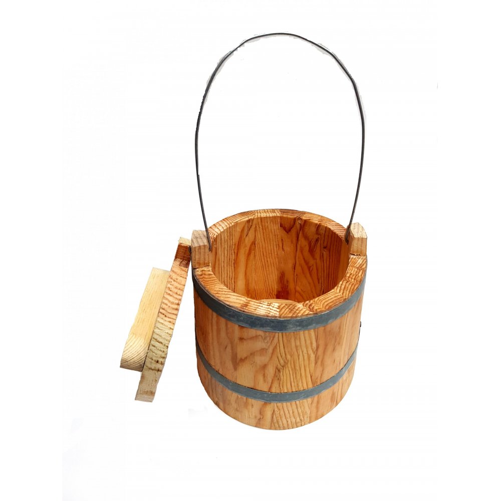 WOODEN CHURN 14.5cm