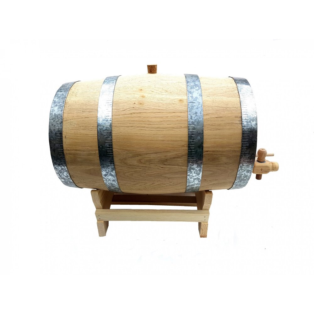 Oak Wooden Barrel For Wine - 20lt
