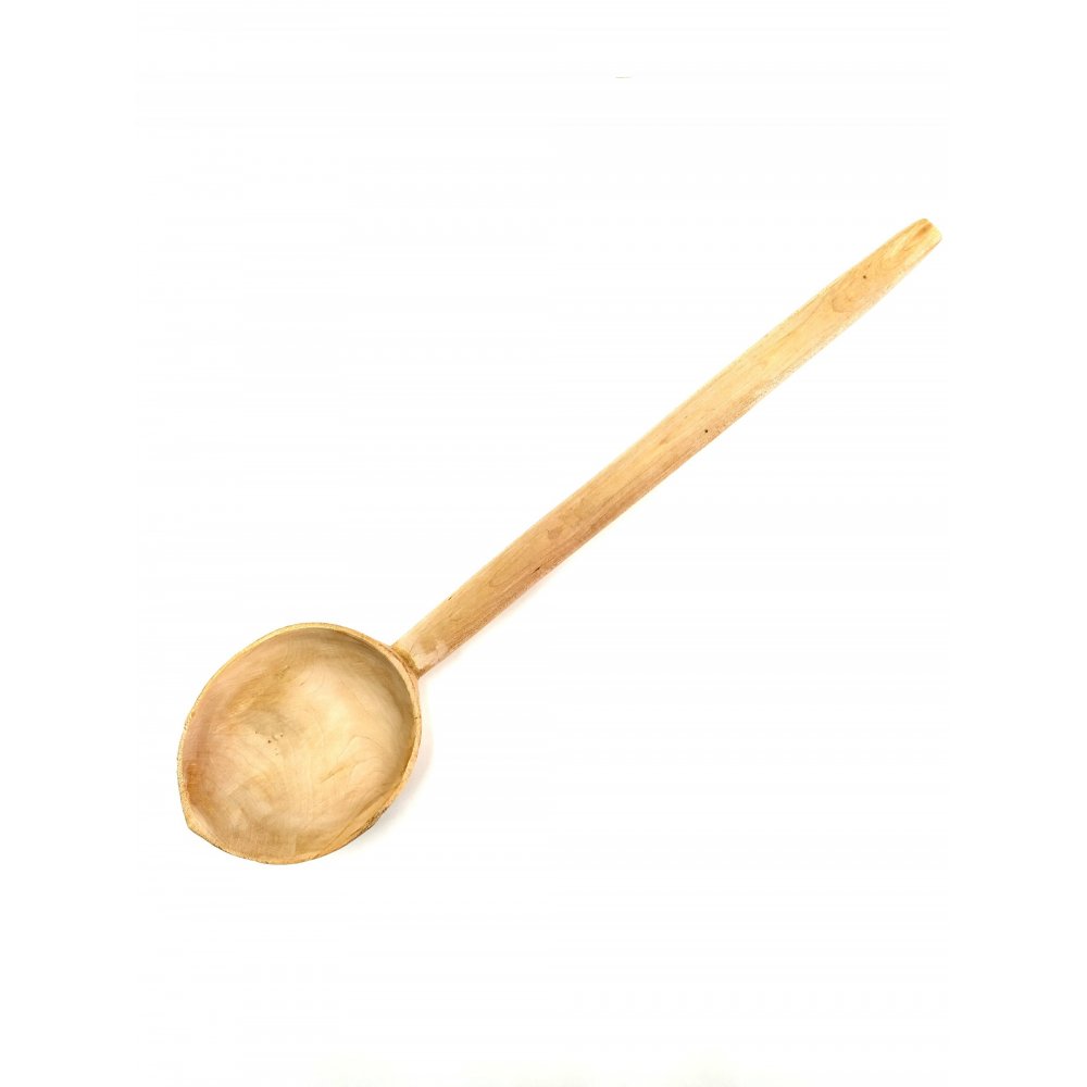 Handcrafted wooden ladle