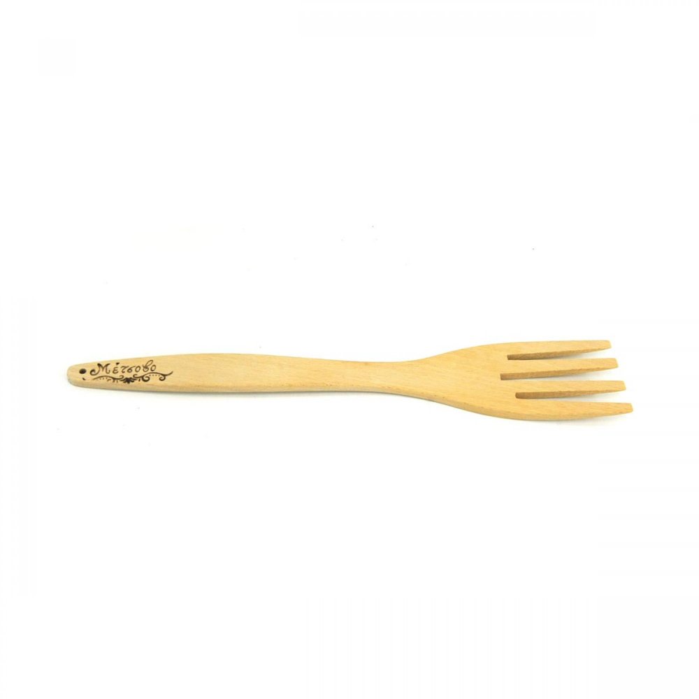 Small Wooden Beechwood Fork