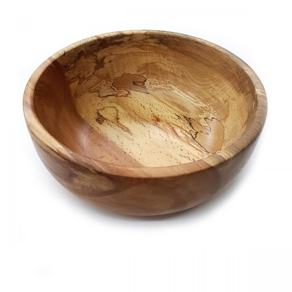 Deep Wooden Salad Bowl