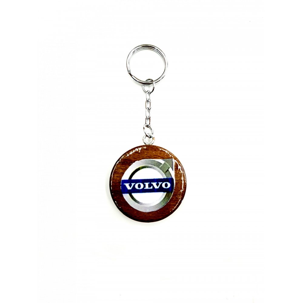 Volvo Wooden Key Ring