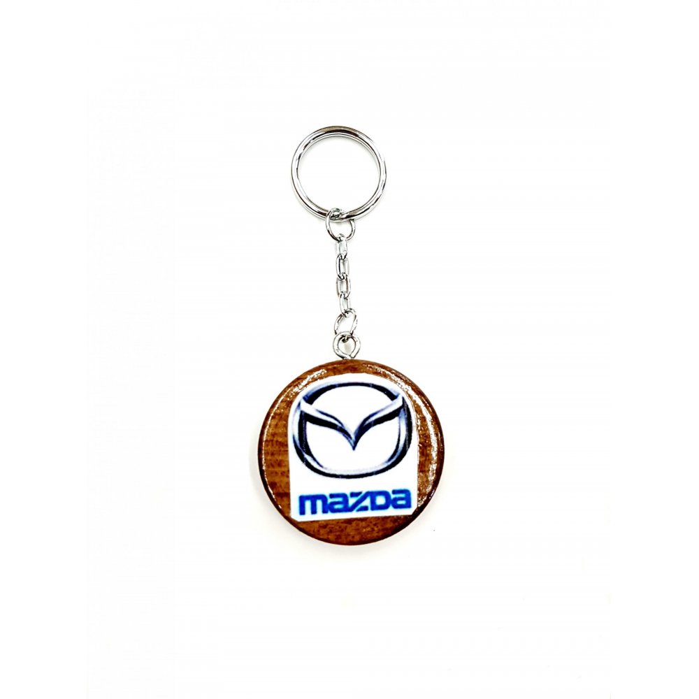 Mazda Wooden Key Ring