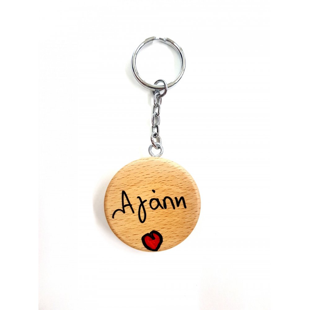 WOODEN KEY RING