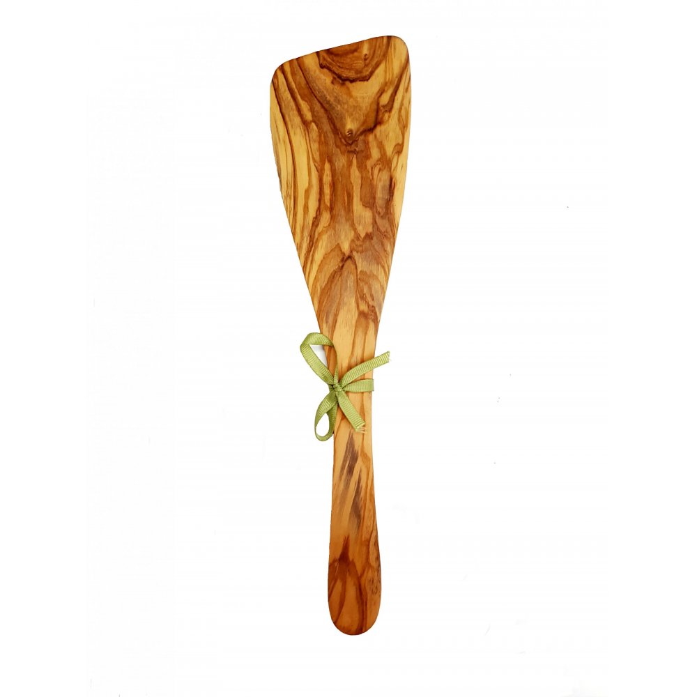 Handmade spatula from Greek olive wood 32cm