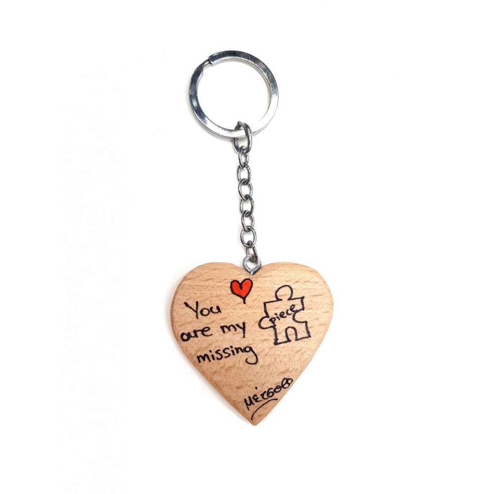 WOODEN KEY RING