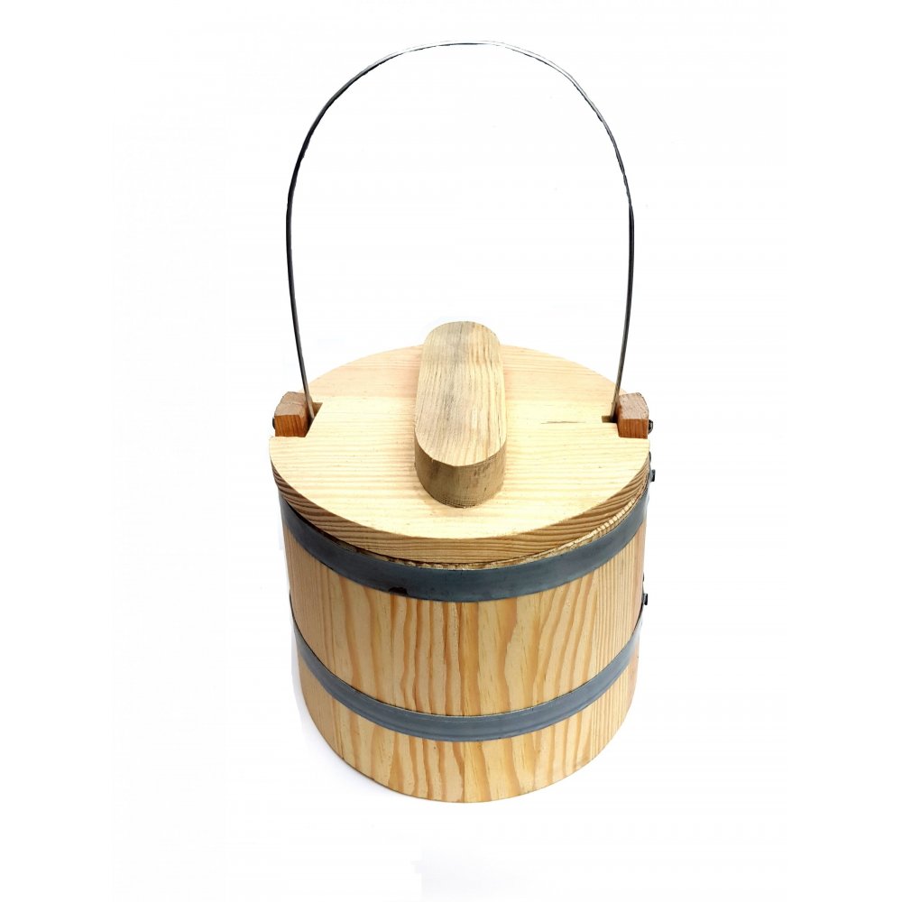 WOODEN CHURN 18cm