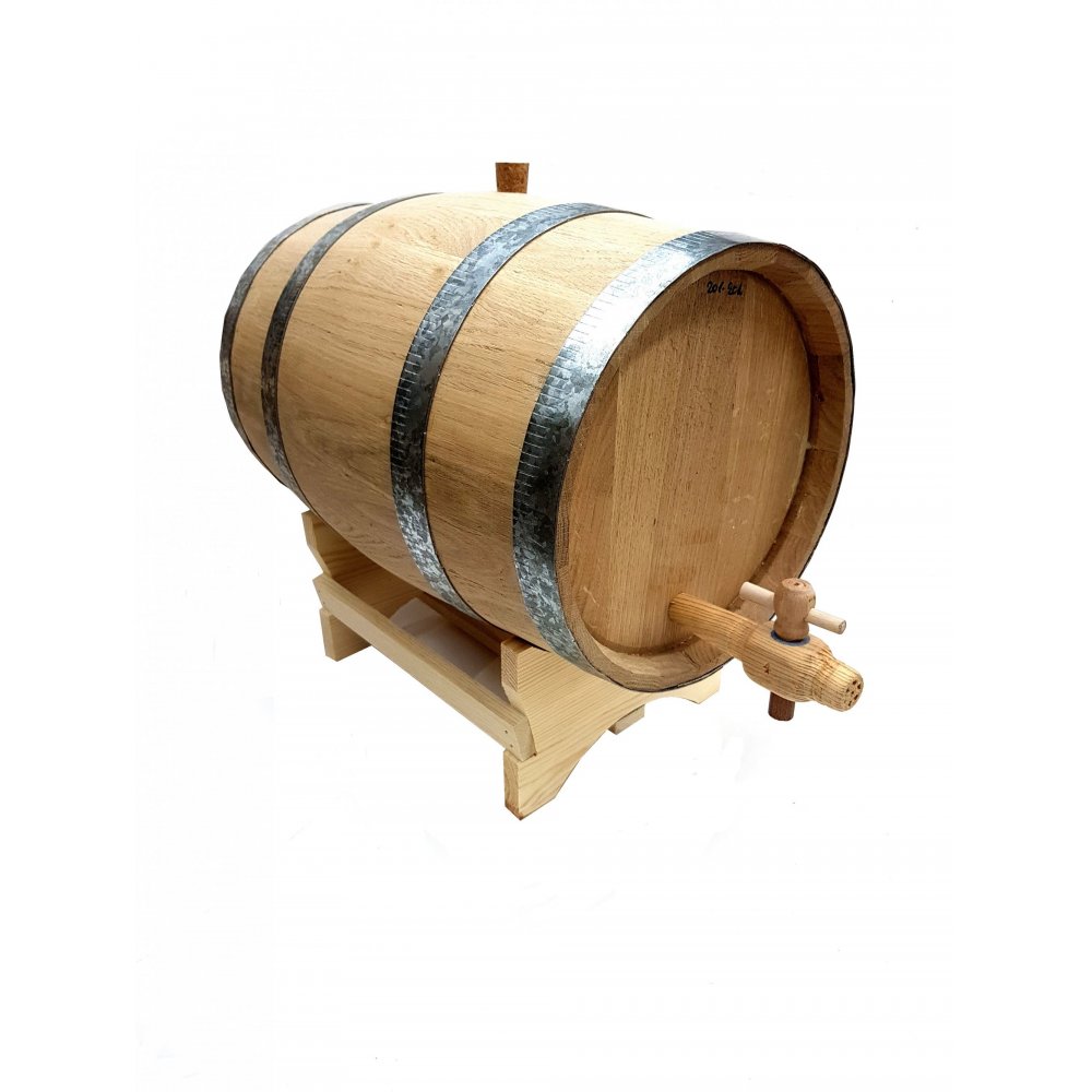 Wooden oak wine barrel - 50lt