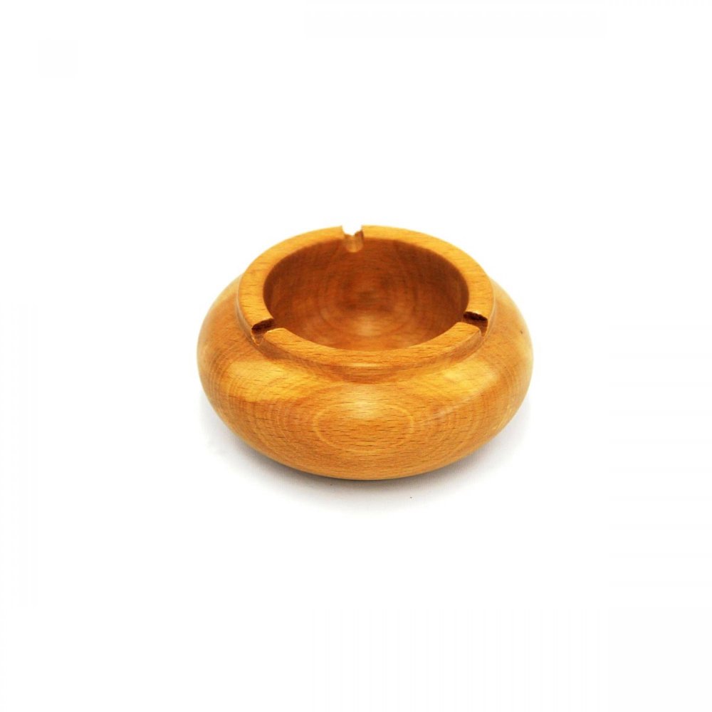 Oval Wooden Ashtray