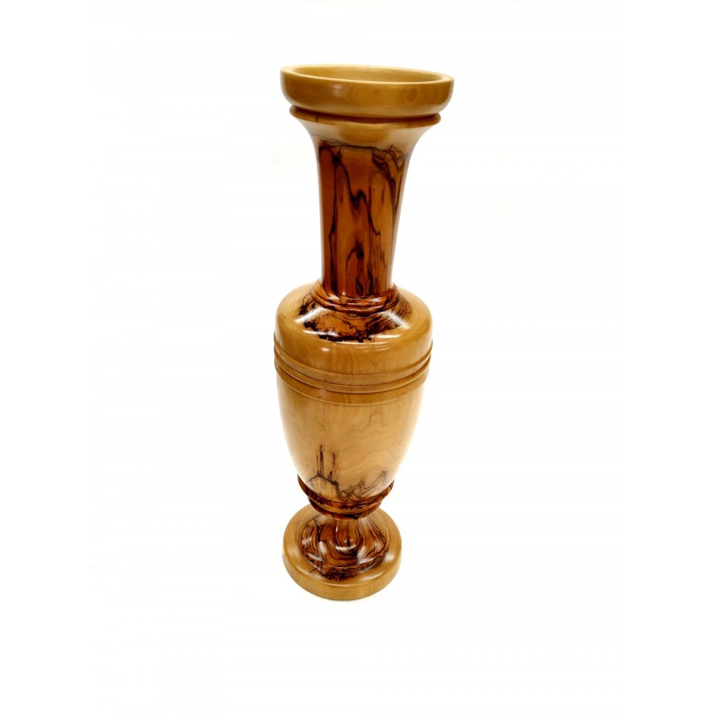 Olive wood vase 