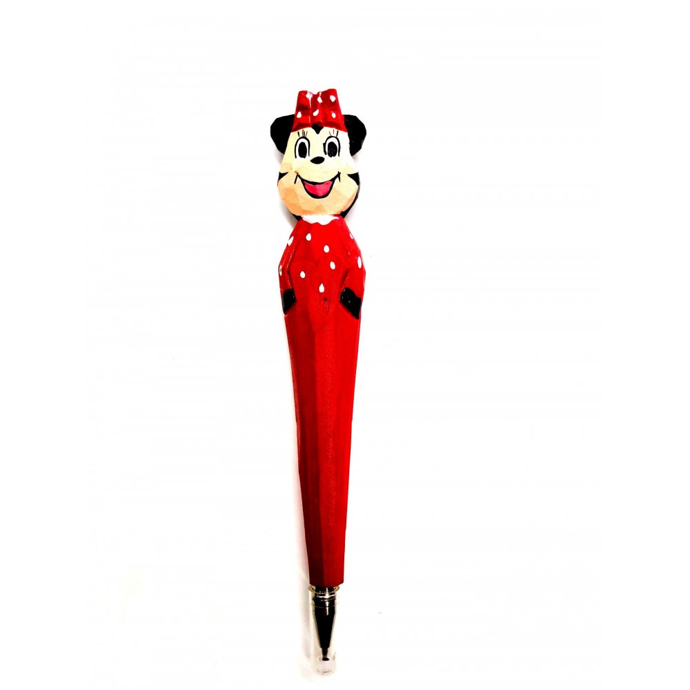 wooden pen Minnie Mouse 