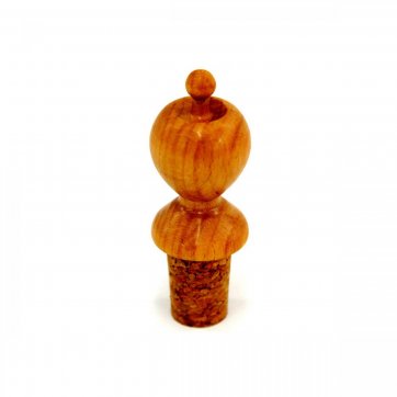 Wooden Art UPRIGHT APPLE STOPPER 