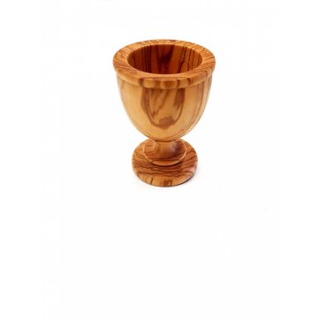 Wooden Art Handmade egg case made of olive wood