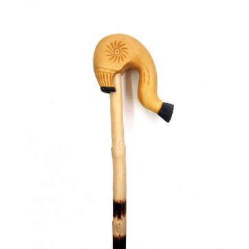 Wooden Art Παραδοσιακή Ξύλινη Γκλίτσα από Πιξάρι 1.20μ.~ 1.50μ.