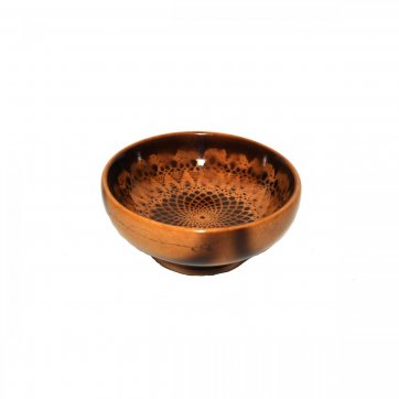 Wooden Art LOW FRUIT BOWL