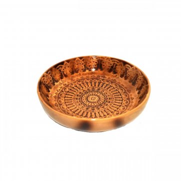 Wooden Art LOW FRUIT BOWL