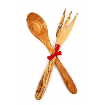 Wooden Art Spoon olive set 30cm
