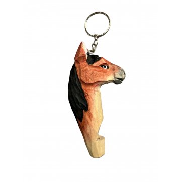 Wooden Art Ξύλινο Μπρελόκ με Ζωάκι – Άλογο