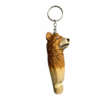 Wooden Art Ξύλινο Μπρελόκ με Ζωάκι – Καφέ Αρκούδα