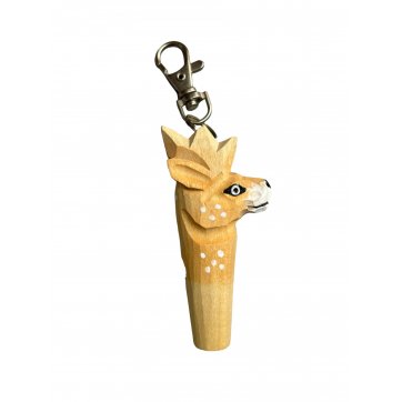 Wooden Art Ξύλινο Μπρελόκ με Ζωάκι – Ελάφι