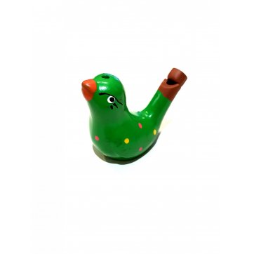 Wooden Art Chirping-whistles bird with water