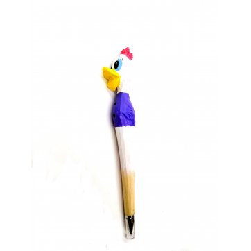 Wooden Art wooden pen Daisy Duck