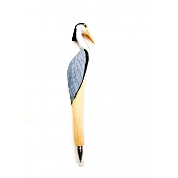 Wooden Art  wooden pelican pen