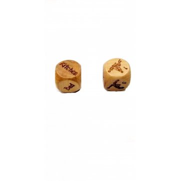 Wooden Art Wooden dice kamasutra