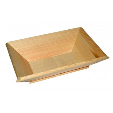 Wooden Art Χειροποίητη Ξύλινη Σκάφη για Ζύμωμα 50x35x18cm 
